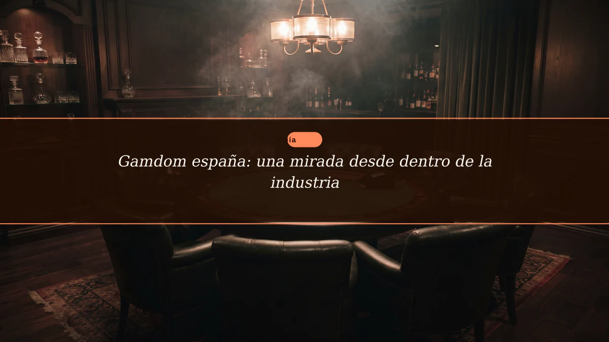 Gamdom españa: una mirada desde dentro de la industria