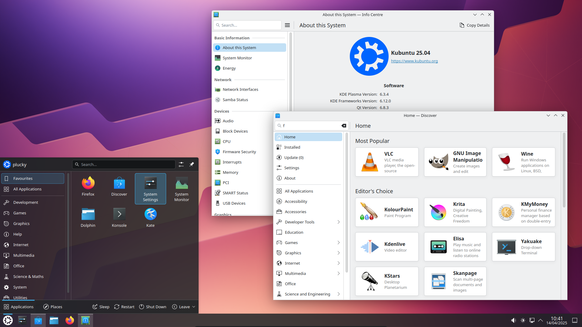 PlasmaPP Kubuntu 25.04 (64 bit) | ISO | Direkt Link