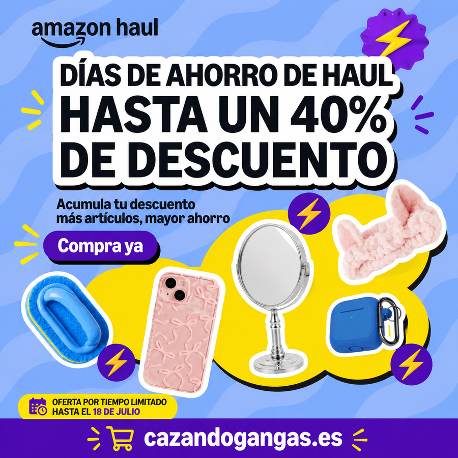 Días de ahorro de Amazon Haul: hasta un 40% de descuento 👍