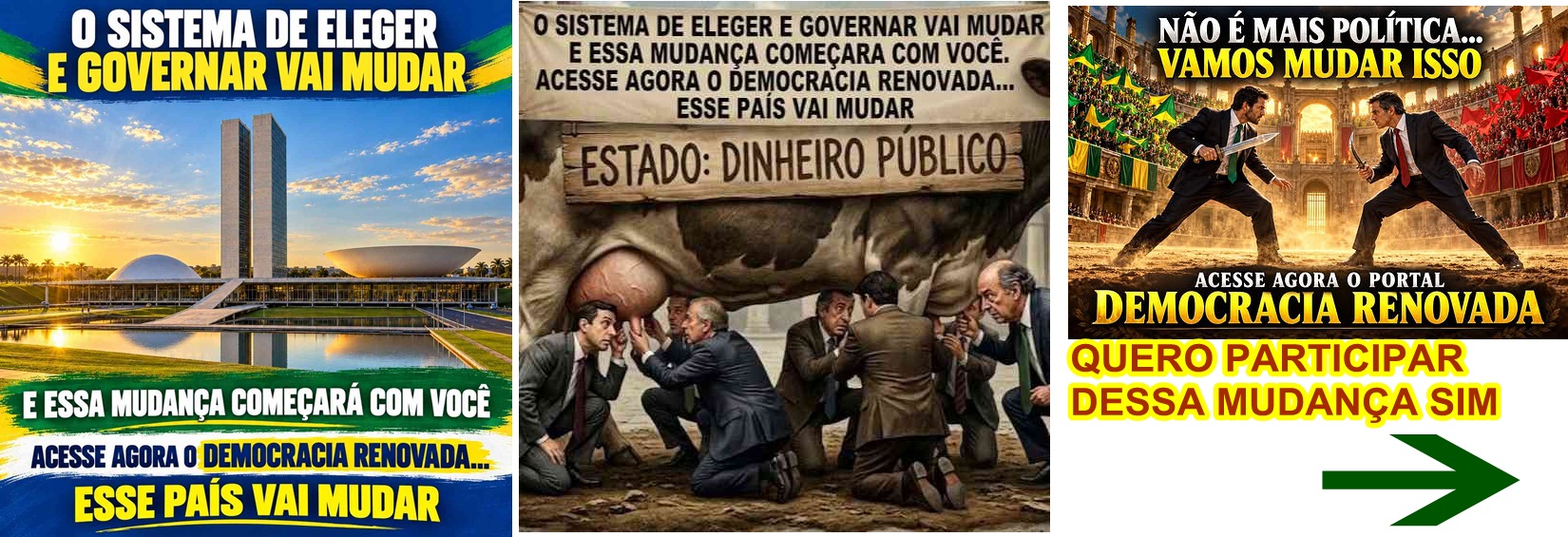 Conheça o portal Democracia Renovada