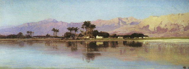 Нил у Фиванского хребта 1881