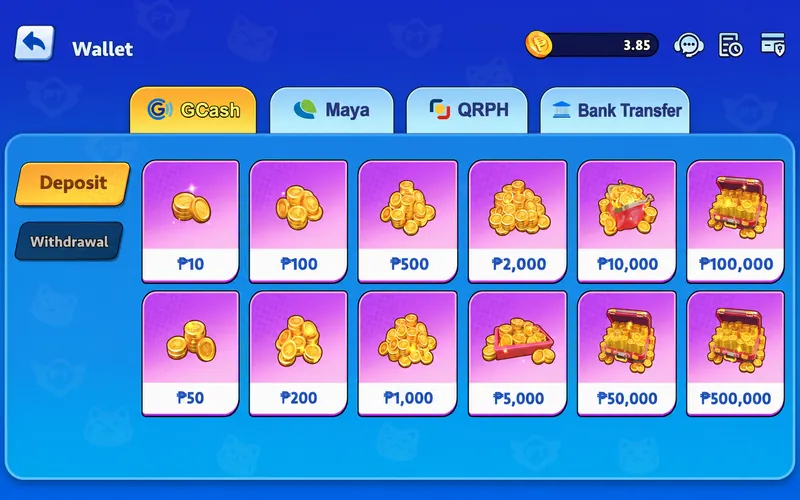 PTGaming Account & Cashier Area
