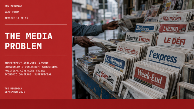 The Media Problem Mauritius The Meridian September 2026