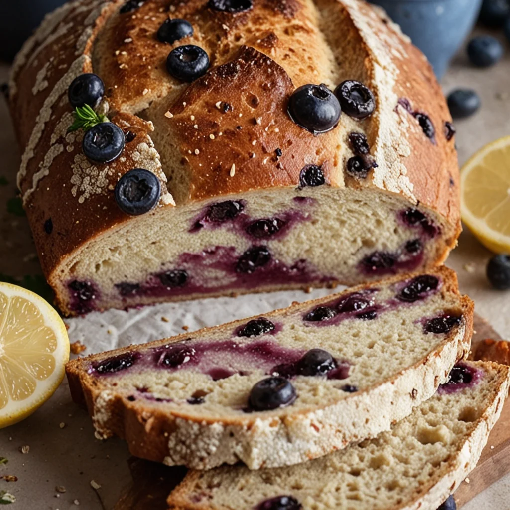 Lemon Blueberry Sourdough Bread Recipe Guide