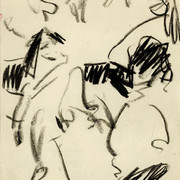 Франци на диване и сидя 1910