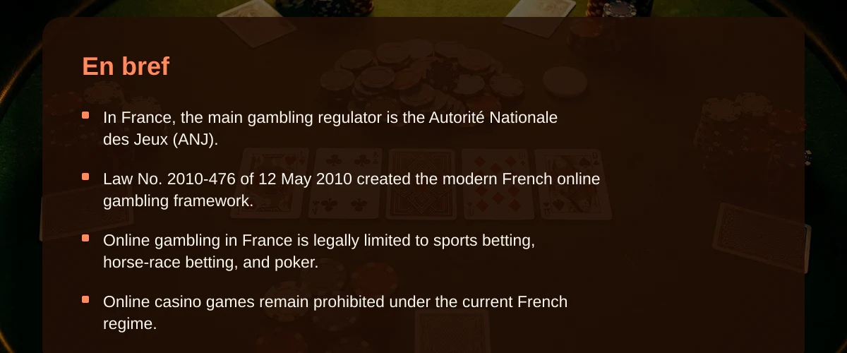 Nouveau site de casino en ligne : ce que le cadre français autorise vraiment — En bref