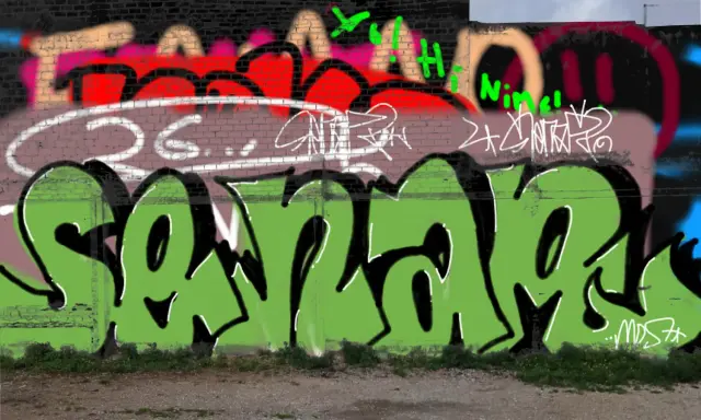 Graffiti artwork by senartolai