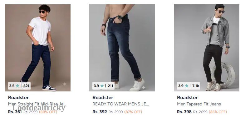 Roadster Jeans From – Just ₹361 | Best Deal Roadster Jeans From – Just ₹361 | Best Deal