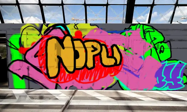Graffiti artwork by NOPLI