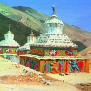 Посмертные памятники в Ладакхе 1875