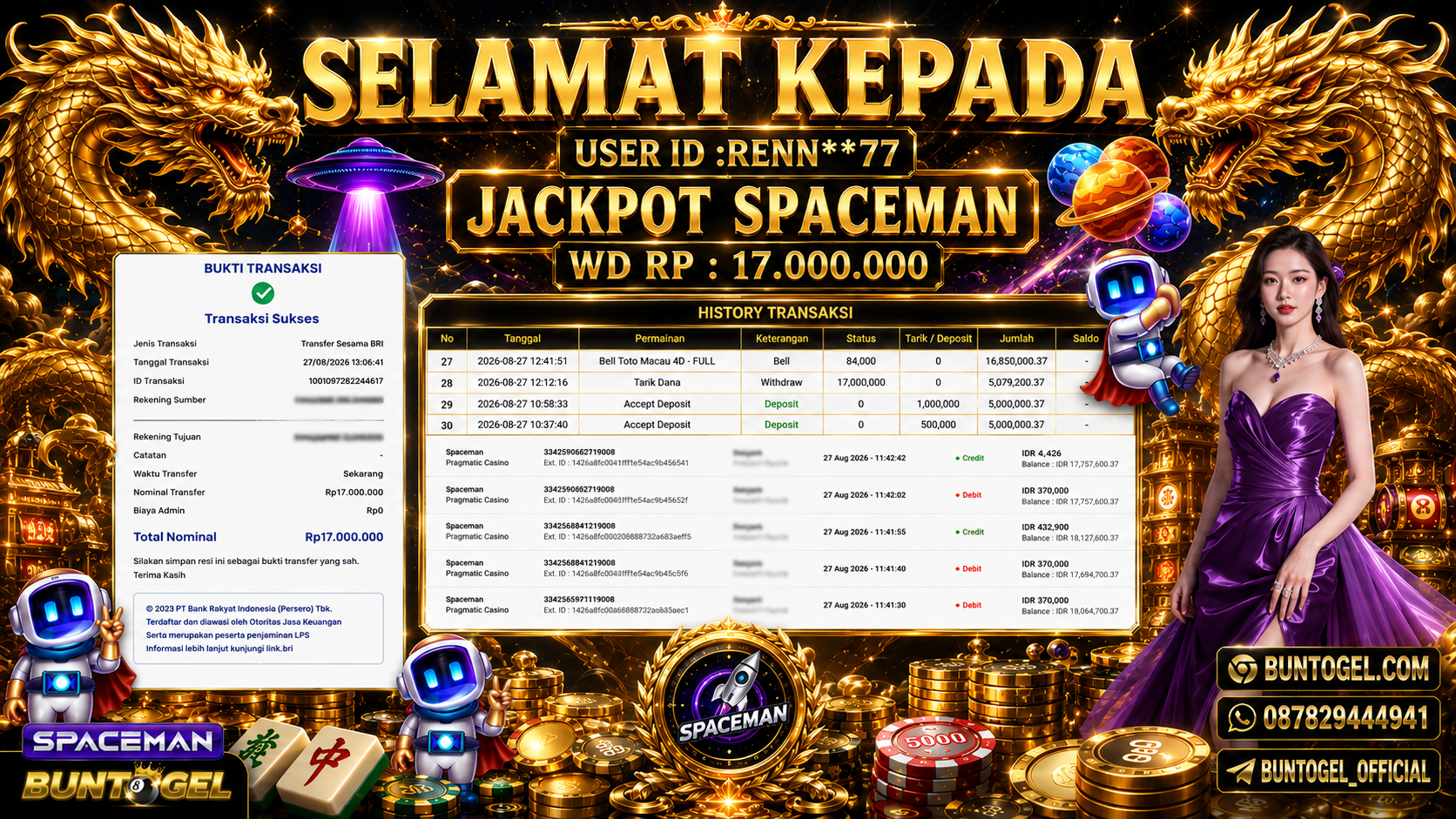 BUKTI BAYAR BUNTOGEL