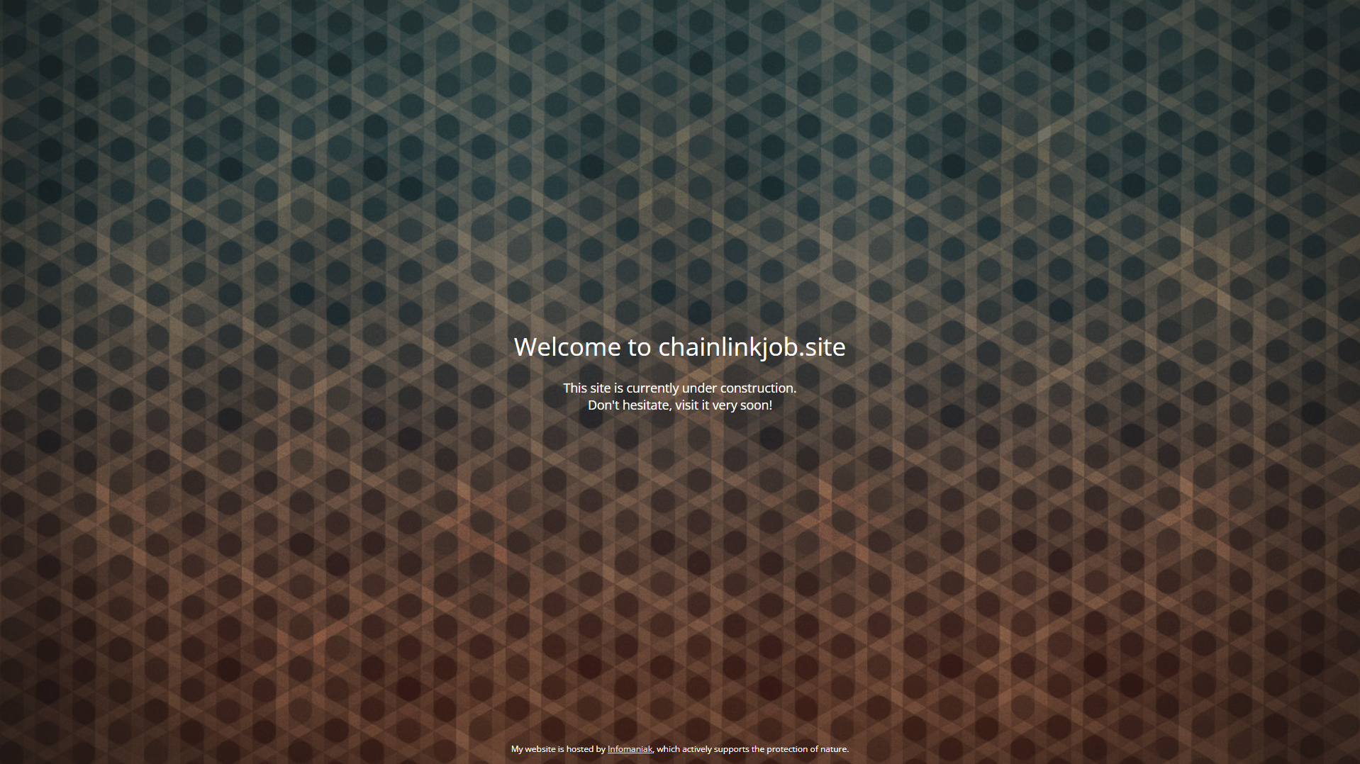 Screenshot of chainlinkjob.tech