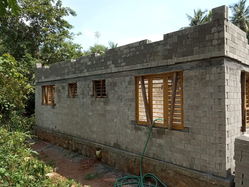 Active masonry bricklaying process