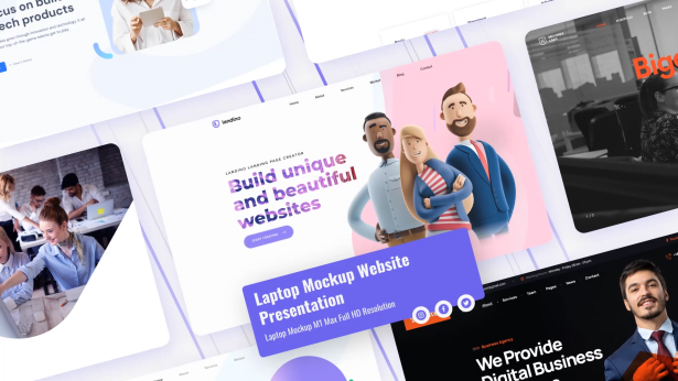 Laptop Website Promo