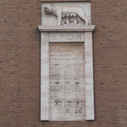 Plaque SPQR