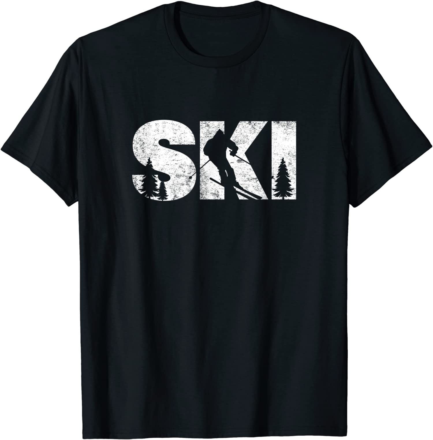 Snow Skiing Alpine Downhill Ski Winter Sport Gift Unisex T-Shirt