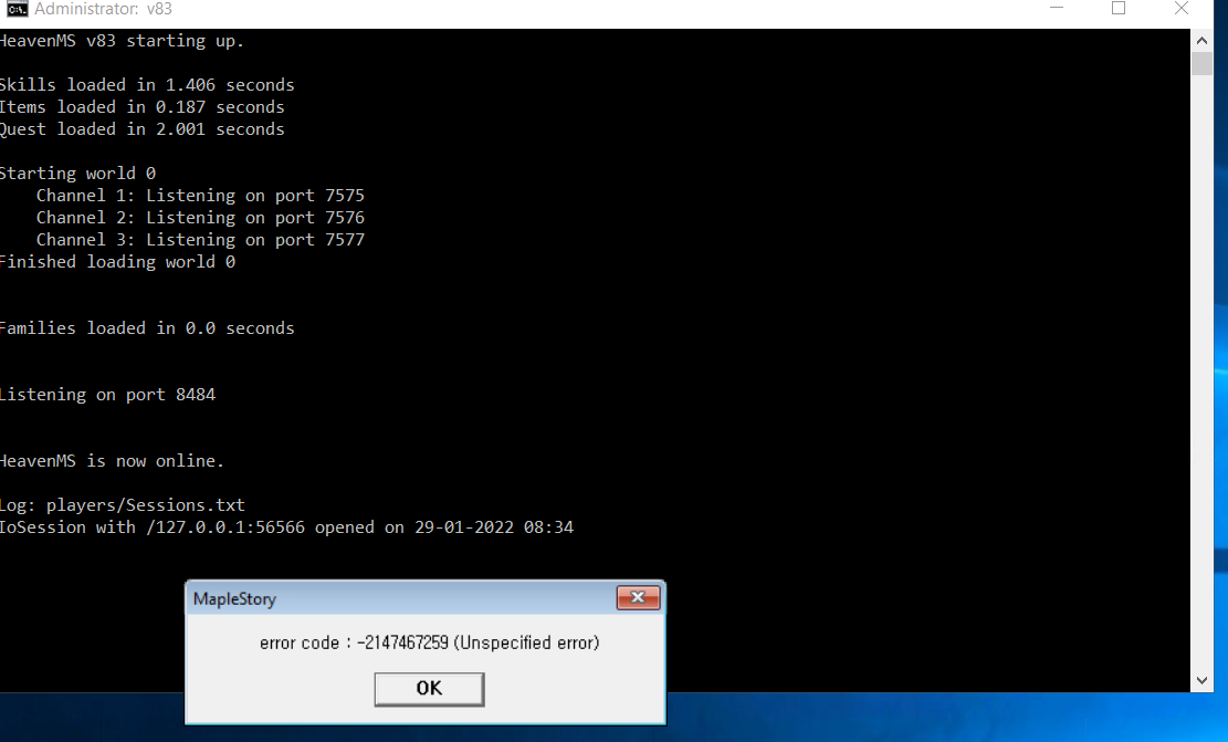 Setting up V83 | RaGEZONE - MMO Development Forums