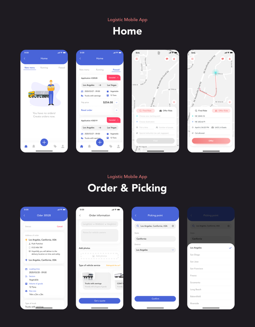 TruckGo - Logistics Mobile App