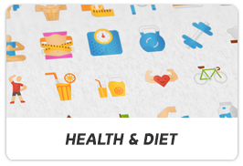 Health & Diet Modern Flat Animated Icons - 23