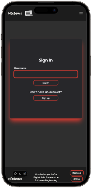 Single article screen displayed on a iPhone 14 Pro Max