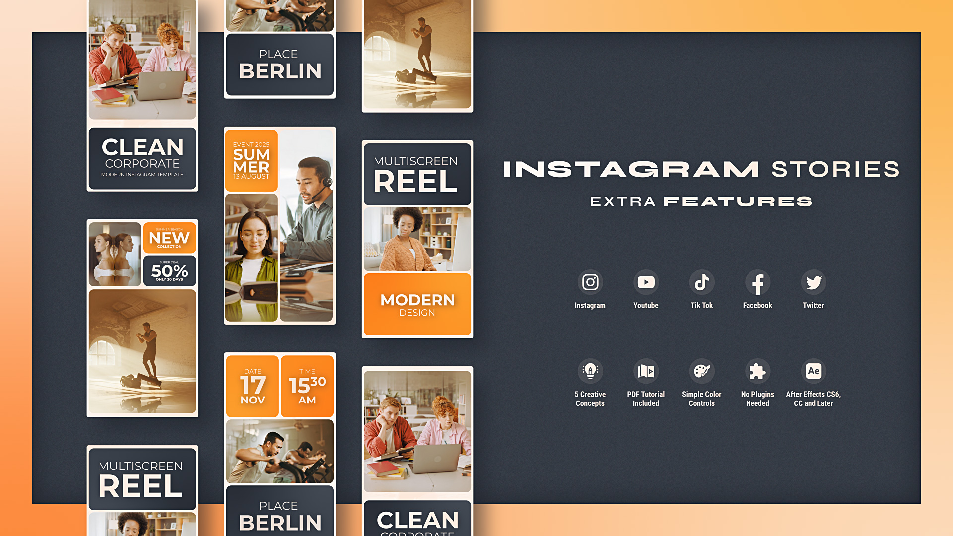 Instagram Multiscreen Vertical Reel