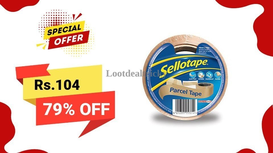 Parcel Tape Brown Offer Image