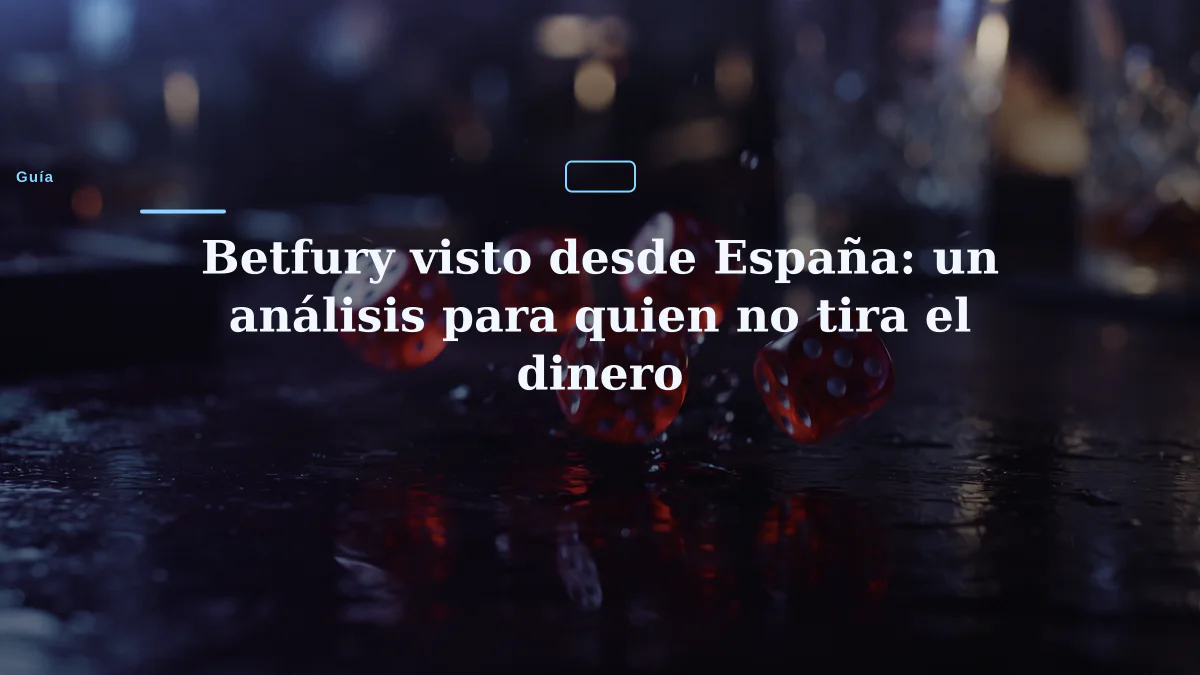 Betfury visto desde España: un análisis para quien no tira el dinero