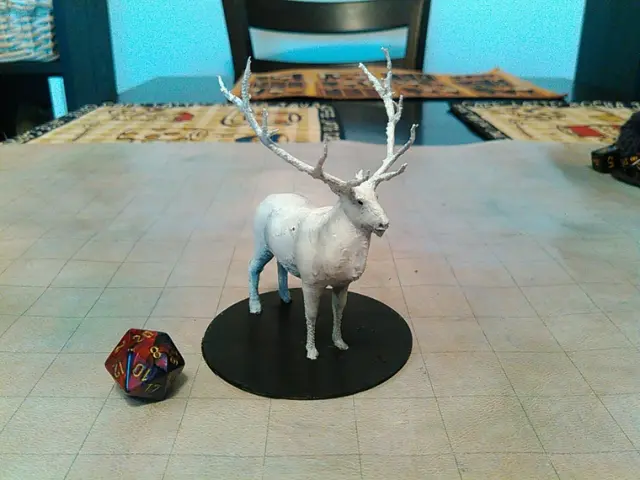 Giant Elk - https://www.printables.com/model/935575-the-updated-dd-monster-manual-collection