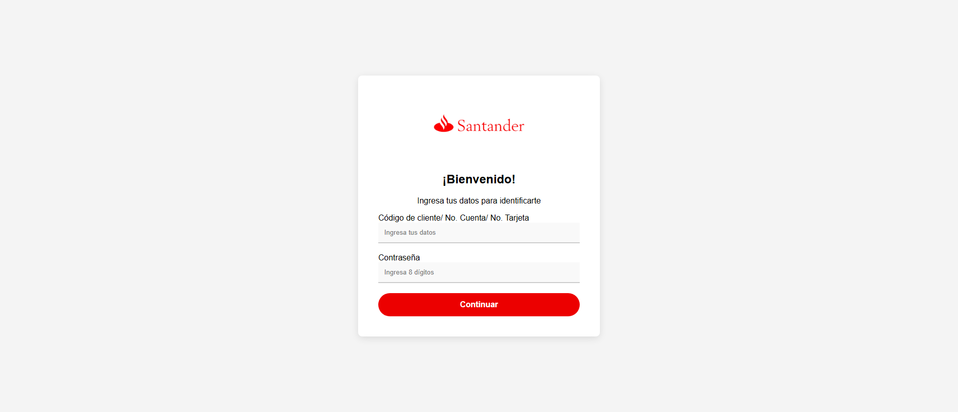 Stored capture of satander2026.netlify.app