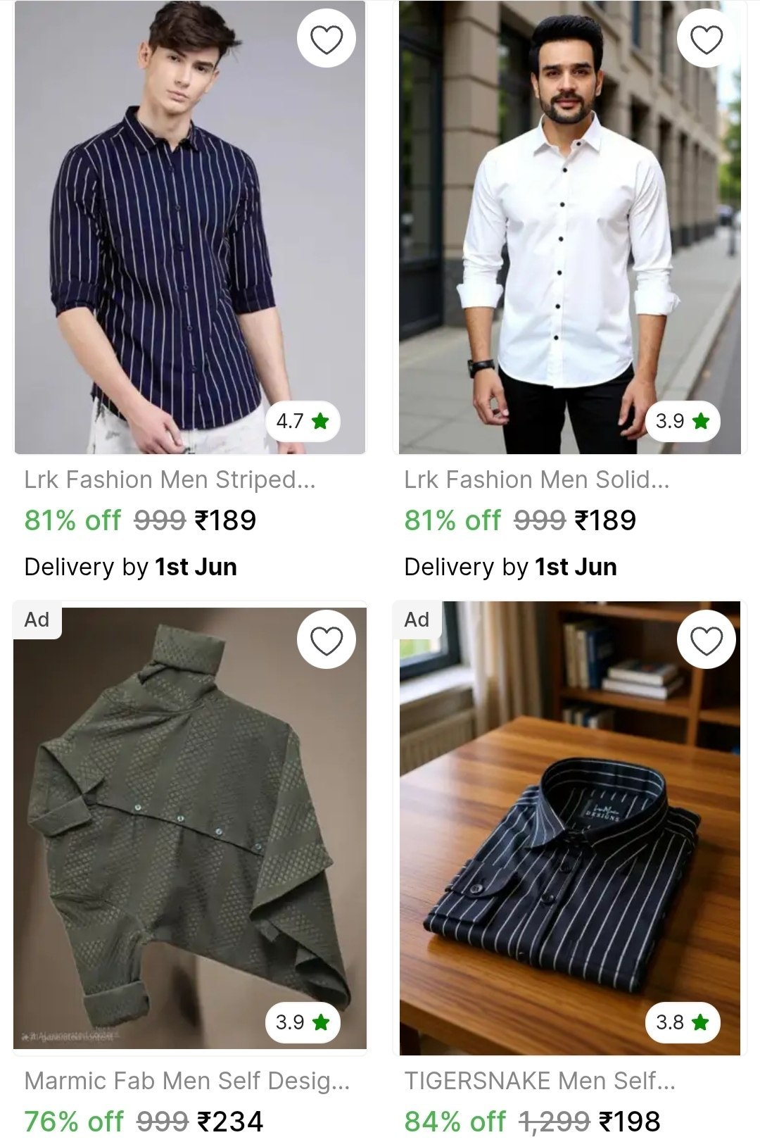 🔥loot ₹189 Men – Best Deal Get 70% OFF Today