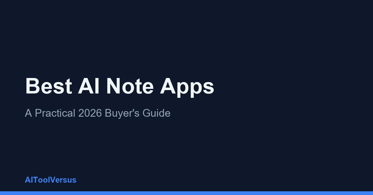 Best AI Note Apps