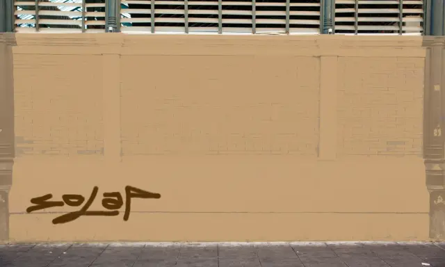 Graffiti artwork by SOLAR