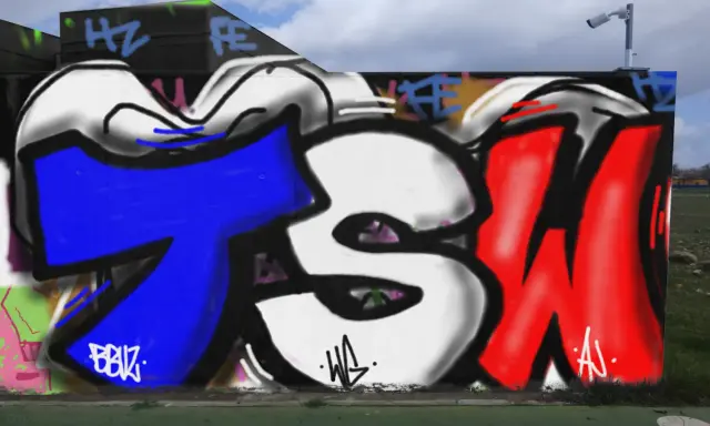 Graffiti artwork by vandald