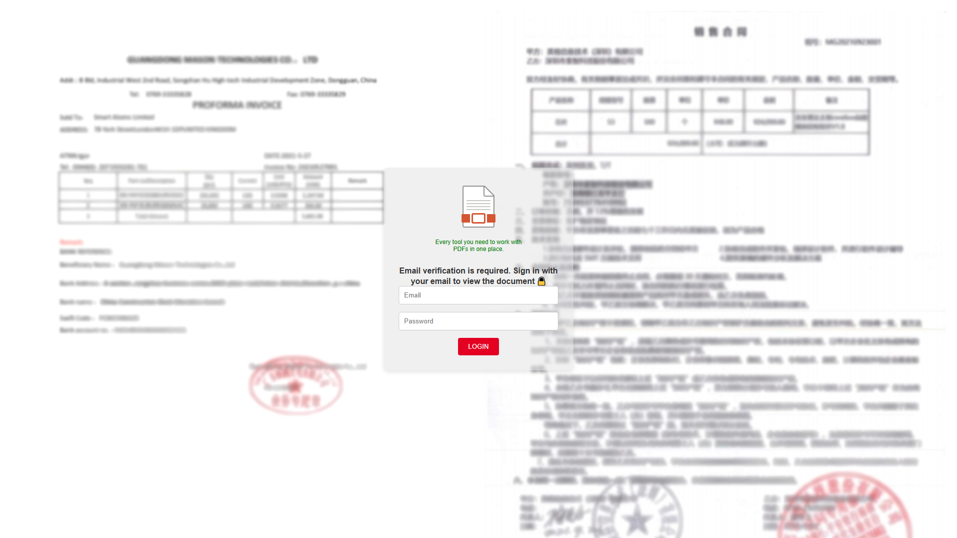 Forensic screenshot of egrcloud.com showing the phishing page layout