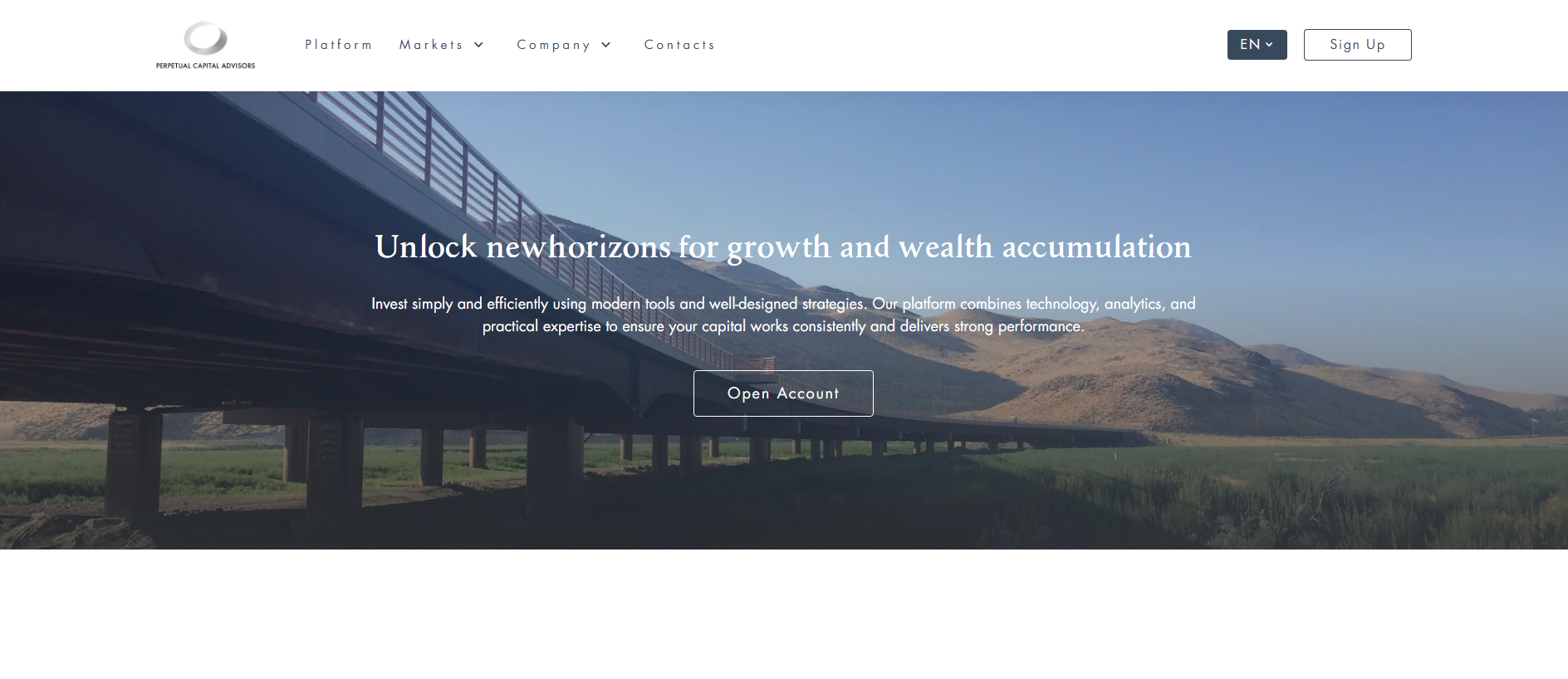 Screenshot of perpetualadvisor.com