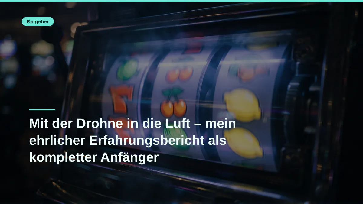 Mit der Drohne in die Luft – mein ehrlicher Erfahrungsbericht als kompletter Anfänger
