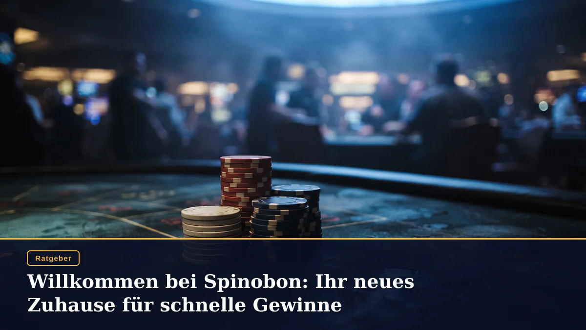 Willkommen bei Spinobon: Ihr neues Zuhause für schnelle Gewinne