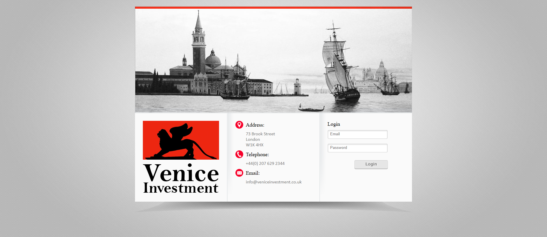 Stored capture of veniceinvestment.co.uk