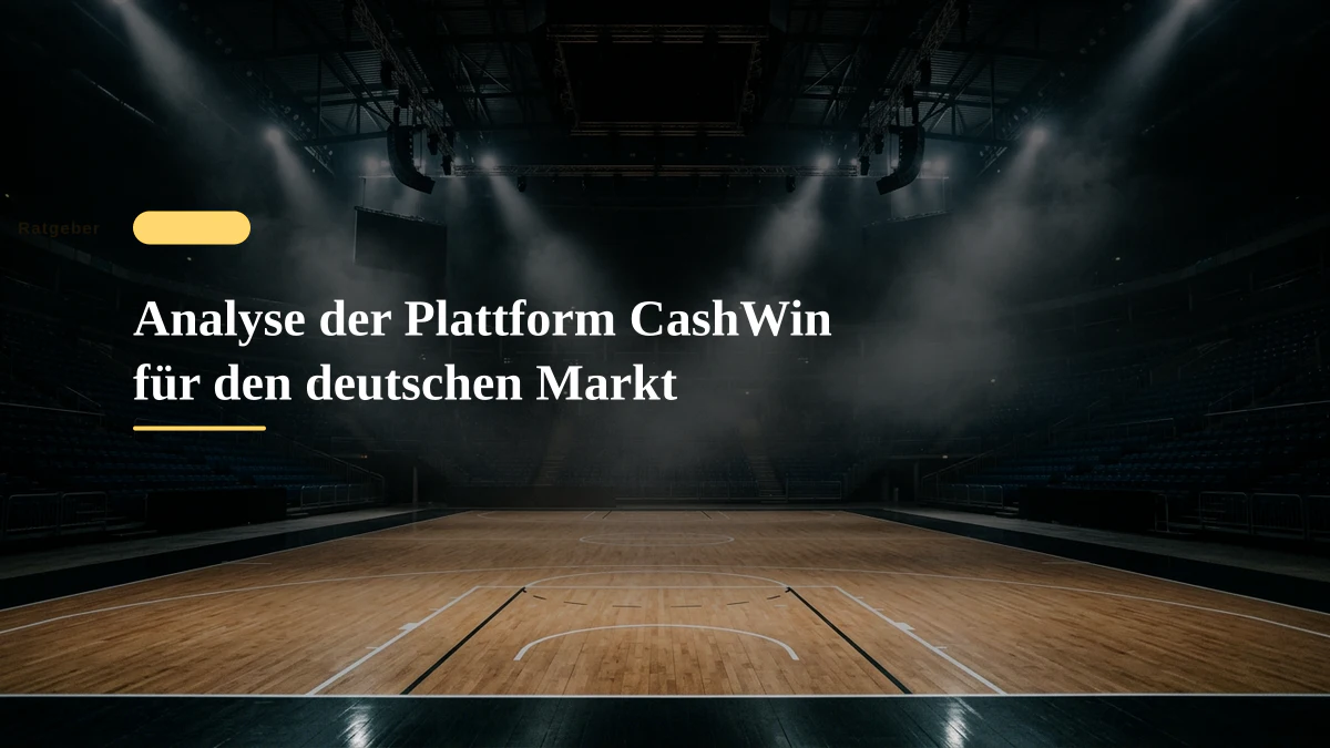 Analyse der Plattform CashWin für den deutschen Markt