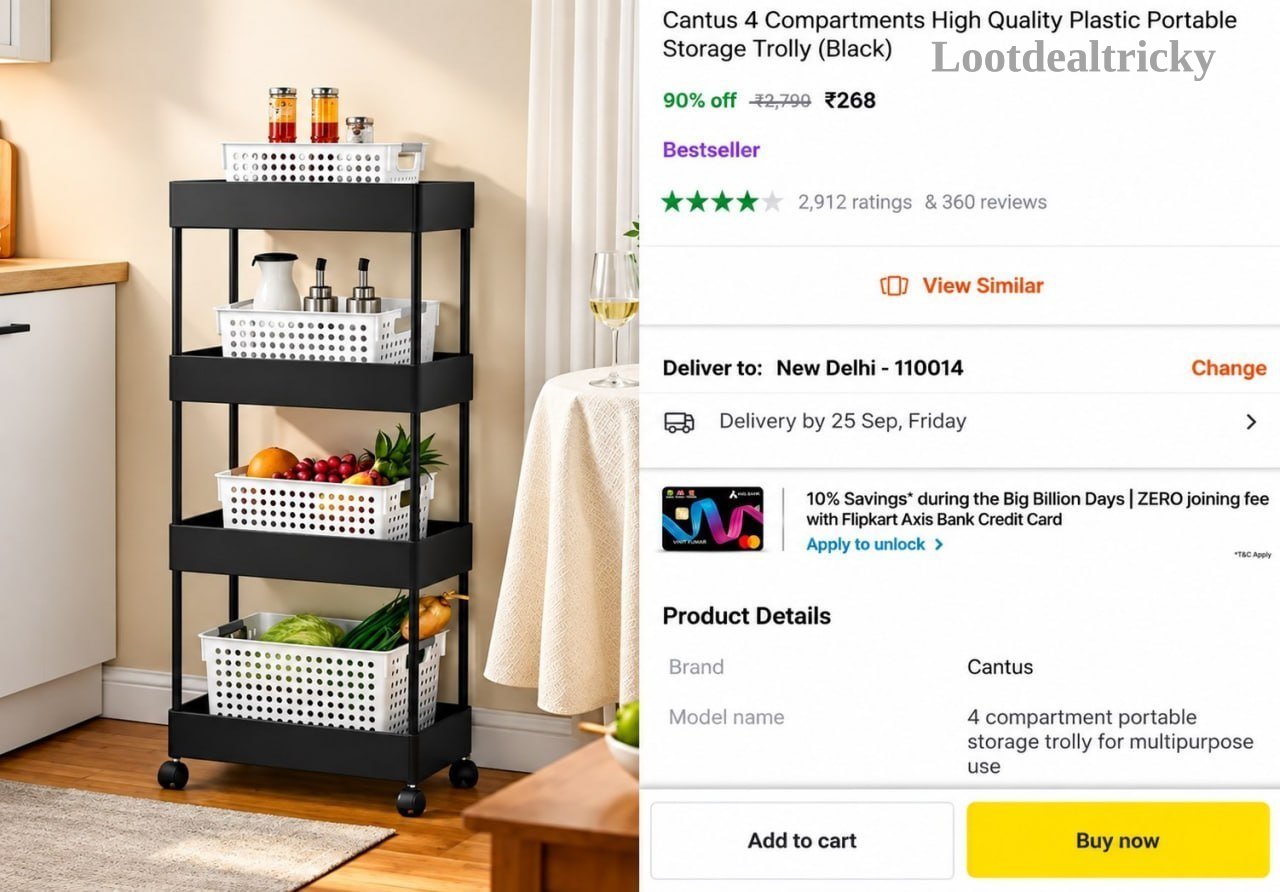4 Compartment Trolley Offer Image