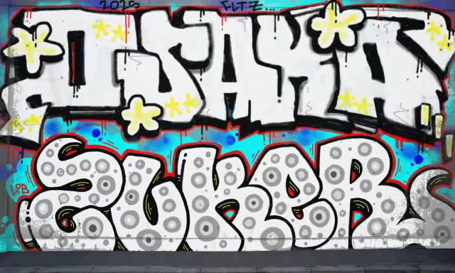 Graffiti artwork by Zkur