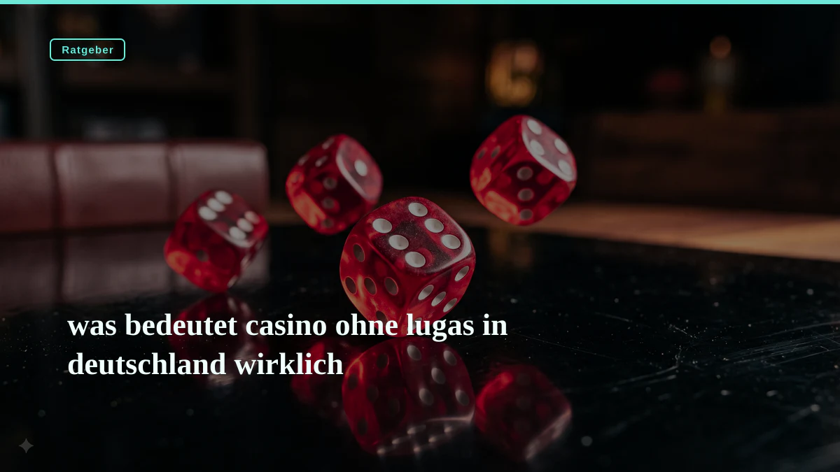 was bedeutet casino ohne lugas in deutschland wirklich