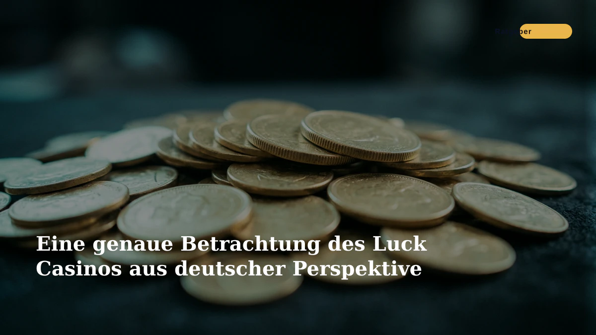 Eine genaue Betrachtung des Luck Casinos aus deutscher Perspektive