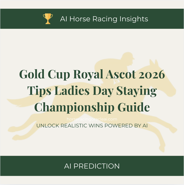 Gold Cup Royal Ascot 2026 Tips — Ladies Day Staying Championship Guide