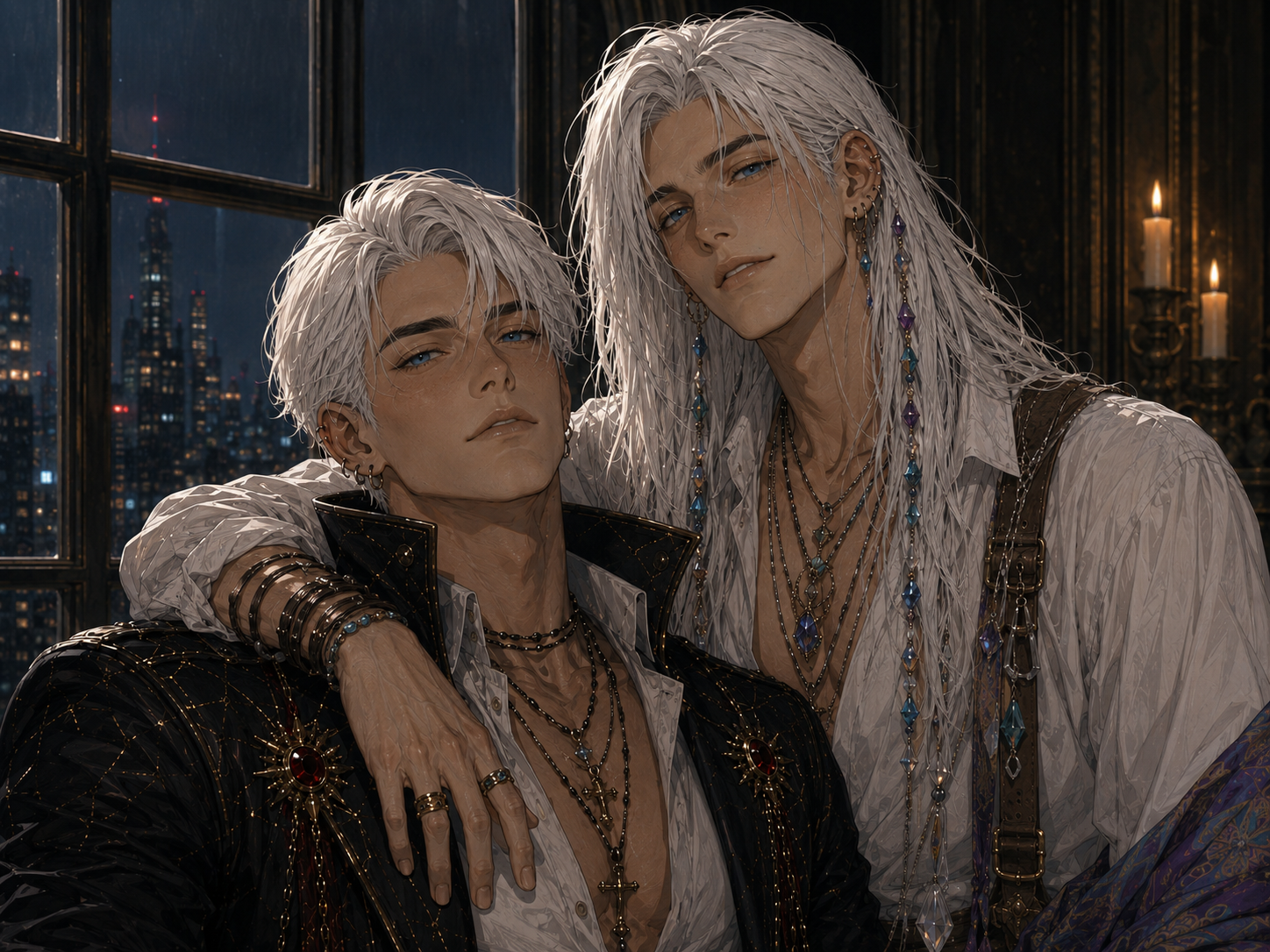 The Serpentine Twins banner showing Apollo and Landon facing each other.