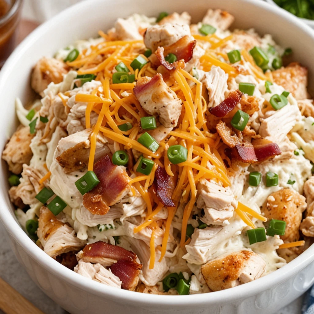 Ranch Dressing Bacon Chicken Salad