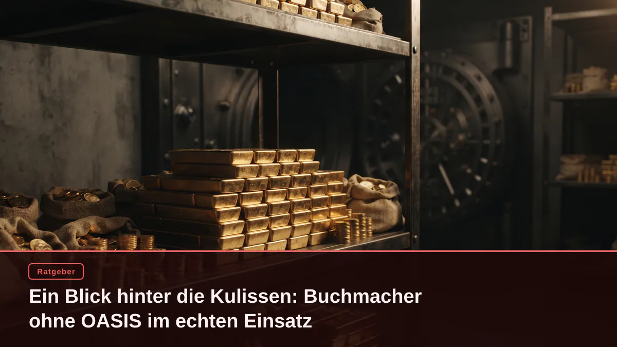 Ein Blick hinter die Kulissen: Buchmacher ohne OASIS im echten Einsatz