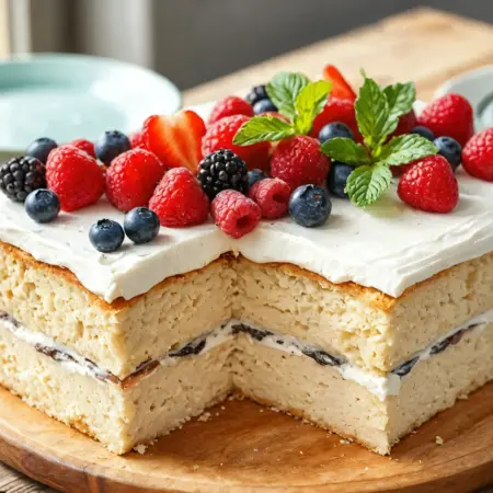Kefir Sheet Cake Recipe Card: Simple Steps for a Crowd-Pleaser