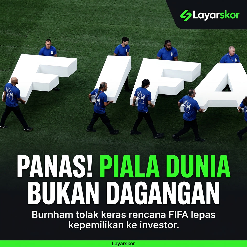 Sepakbola Bukan Barang Dagangan, Andy Burnham Tolak Keras Ide FIFA Lepas Piala Dunia ke Investor