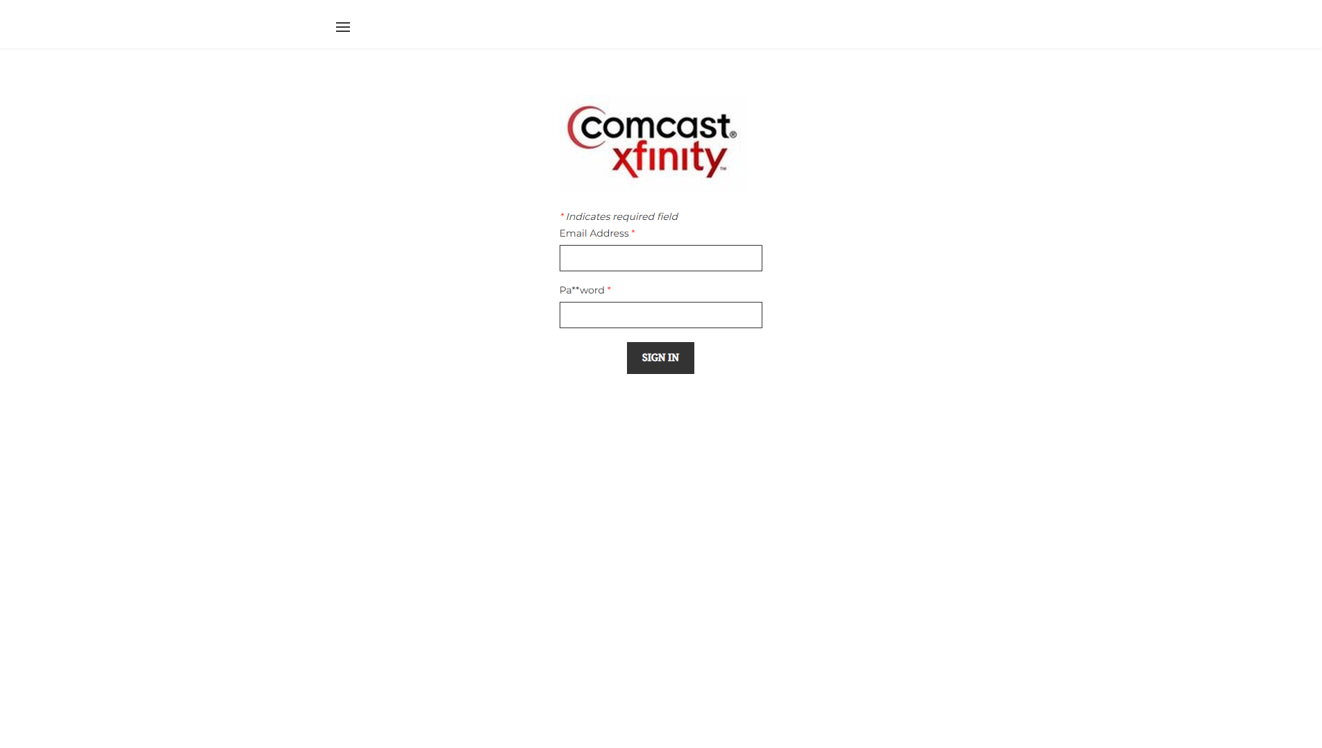 Screenshot of web-comcast.weebly.com